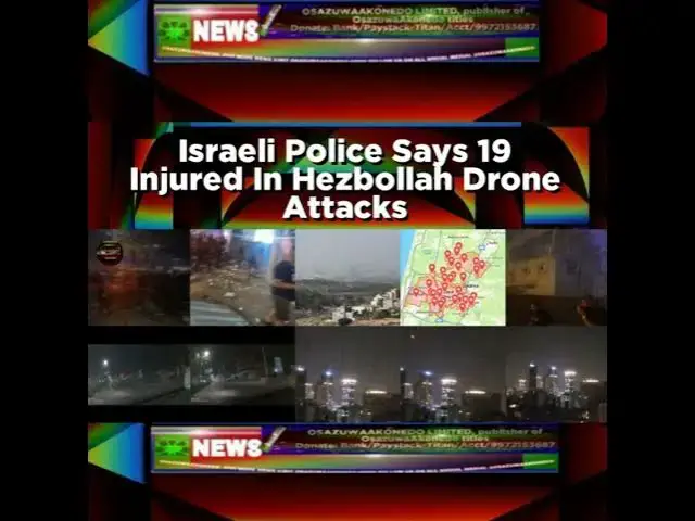 Video thumbnail for Israeli Police Says 19 Injured In Hezbollah Drone Attacks