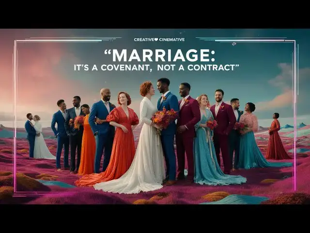Video thumbnail for Marriage: It's a Covenant, Not a Contract