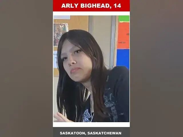 'Video thumbnail for Missing Girl in Saskatoon, Saskatchewan – Arly Bighead, 14 #saskatoon #saskatchewan #missingchild'