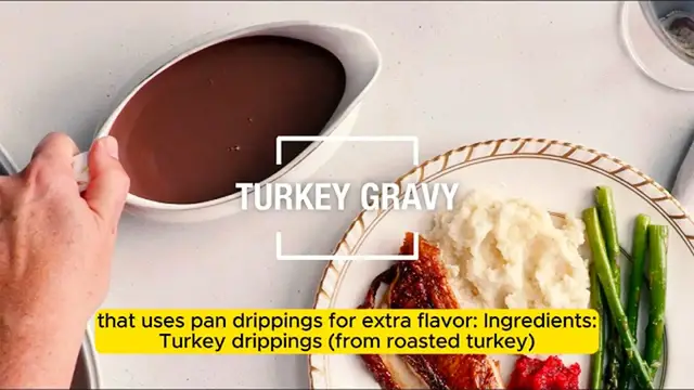 Video thumbnail for Homemade Turkey Gravy_ A Holiday Essential