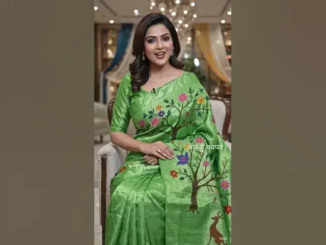 Video thumbnail for Allover design and half design handwoven Paithani sarees #paithani #saree #yeolapaithani_manufacture