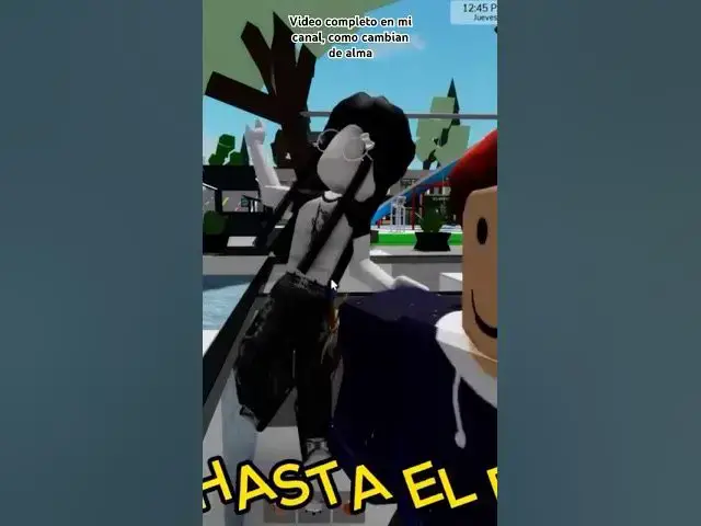 Video thumbnail for #roblox 🛑🤣 COMO las PERSONAS CAMBIAN hasta de ALMA #robloxbrookhaven  video completo en mi canal❤️
