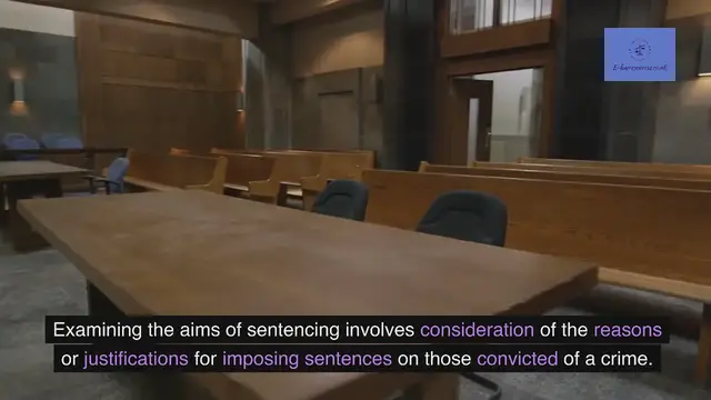 'Video thumbnail for Aims of sentencing'