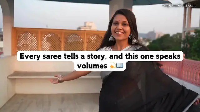 Video thumbnail for Short Saree Captions to Elevate Your Instagram Game