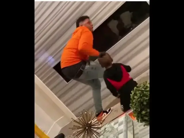 Video thumbnail for “YELLA BEEZY” brake Babymomma vase and she gets mad😡 at him