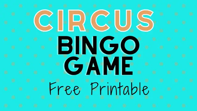 Video thumbnail for Circus Bingo Printable