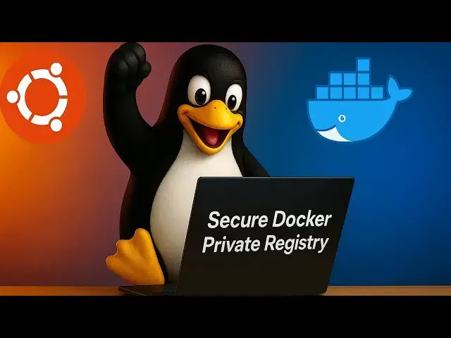'Video thumbnail for Setup Secure Docker Private Registry in Linux | Step-by-Step Tutorial with SSL & Authentication'