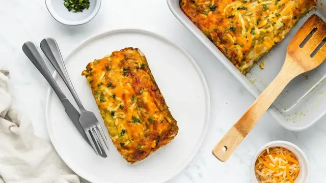 'Video thumbnail for Creamy Green Chile Enchiladas Recipe'