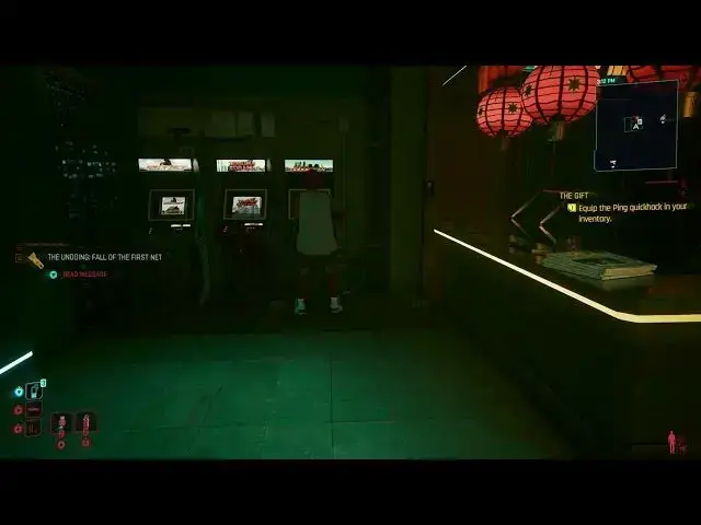 Video thumbnail for Cyberpunk 2077- The Gift: Retrieve Ping Quickhack | Upload Ping To Camera & Hack Access Point | NS2