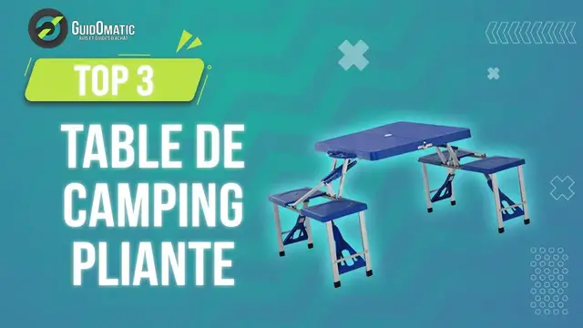 Video thumbnail for ⭐️ TOP 3 : TABLE DE CAMPING PLIANTE 2023
