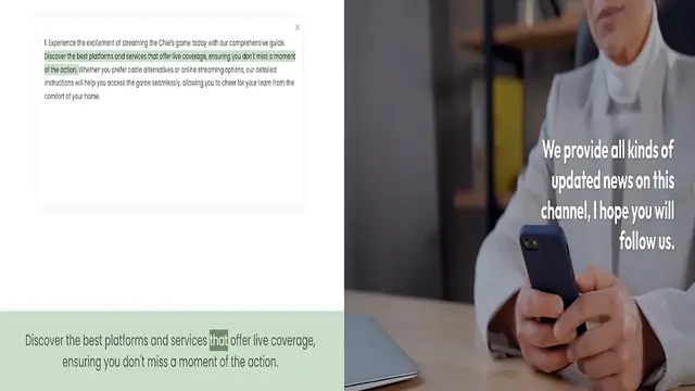 Video thumbnail for The Kansas City Chiefs Game Score Tracker provides real-time updates and detailed statistics for every game, ensuring fans never miss a moment of the action. This innovative tool features live scoring, play-by-play commentary, and compreh
