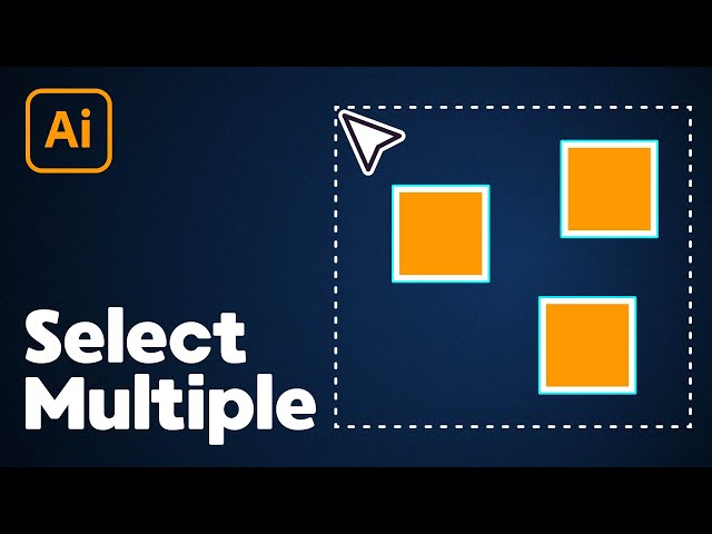 Video thumbnail for How to Select Multiple Objects in Illustrator