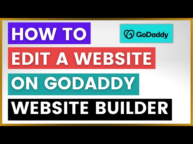 Video thumbnail for How To Edit A Website On GoDaddy Website Builder? [in 2025]