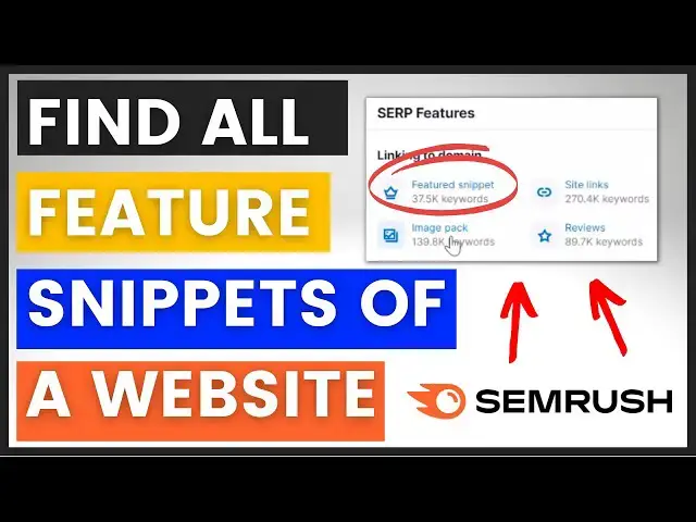 Video thumbnail for How To Find All Feature Snippets Of A Website? [in 2023]