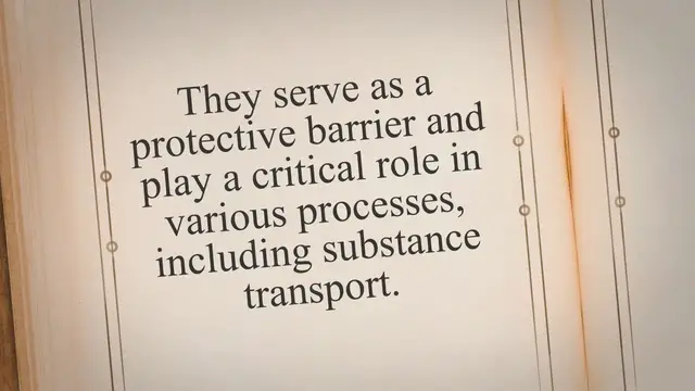 Video thumbnail for Structure and Function of Cell Membranes in Substance Transport