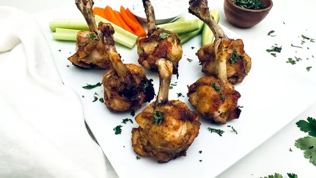 'Video thumbnail for Tandoori-Style Chicken Lollipop Recipe'
