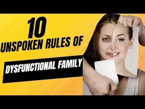 'Video thumbnail for 10 Unspoken Rules of a Dysfunctional Family'