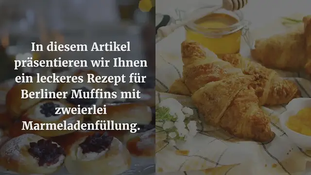 Video thumbnail for Berlinermuffins: Rezept mit 2 Marmeladenfüllungen