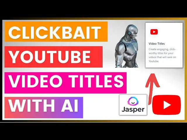 Video thumbnail for How To Use AI To Create Clickbait YouTube Video Titles?