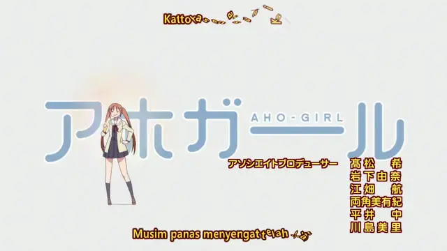 'Video thumbnail for #01 Aho Girl - Sub Indo'