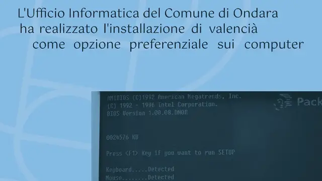 Video thumbnail for Ondara installa il valenciano come lingua preferita su tutti i dispositivi informatici comunali: