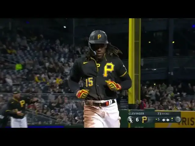 'Video thumbnail for Andrew McCutchen SLAPS A RBI Sacrifice-Fly, Scoring Oneil Cruz! | Pittsburgh Pirates | 4/8/2023'