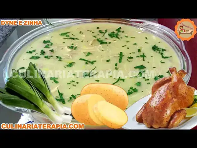 Video thumbnail for Aprenda a Fazer Sopa Creme de Batata com Frango e Alho-Poró @Culinariaterapia