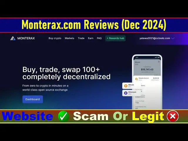 Video thumbnail for Monterax.com Review (Dec 2024) : Is This Crypto Platform a Scam or Legit?