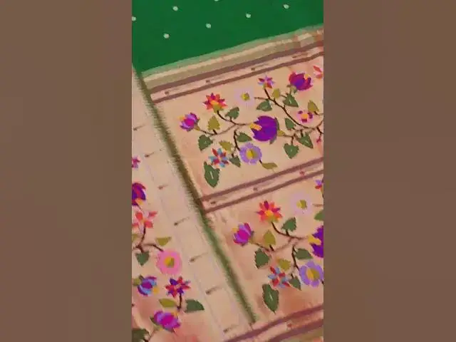 Video thumbnail for Paithani sarees #paithani #saree #silksaree