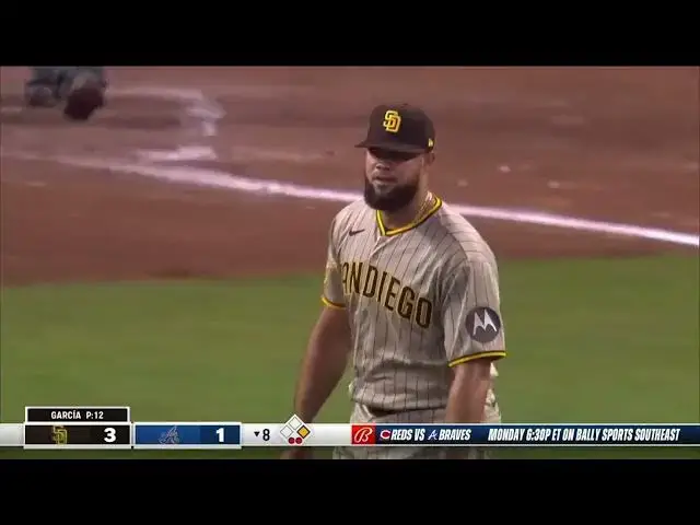 'Video thumbnail for Matt Olson BELTS a RBI Single, Scoring Sam Hilliard! | Atlanta Braves | 4/8/2023'