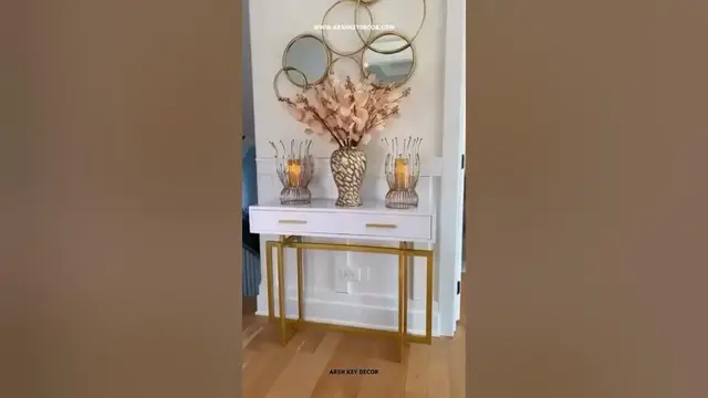 Video thumbnail for Elegant Entryway Console Table | Modern Table #shorts