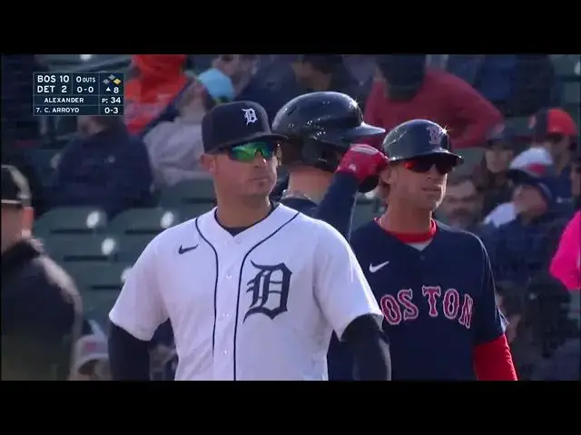 'Video thumbnail for Alex Verdugo CRANKS a RBI Single, Scoring Adam Duvall! | Boston Red Sox | 4/8/2023'