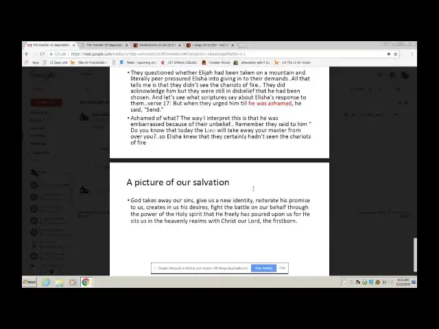 Video thumbnail for Transfer Of Responsibility-From Elijah To Elisha & The Implications