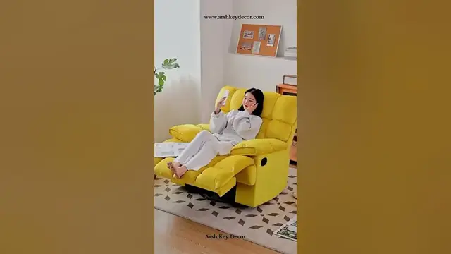 Video thumbnail for Cloud Fabric Lazy Sofa Chair #shorts