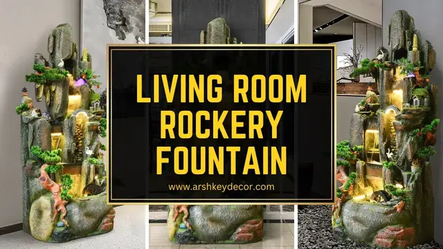 Video thumbnail for Living Room Rockery Fountain: Flowing Water | Water Fountain