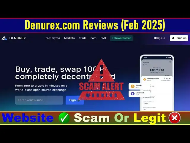 Video thumbnail for Denurex.com Review (Feb 2025) : Is This Crypto Platform a Scam or Legit?