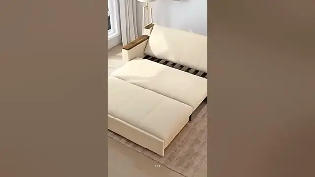 Video thumbnail for From Sofa to Bed in Seconds | Space Saving Furniture #shorts