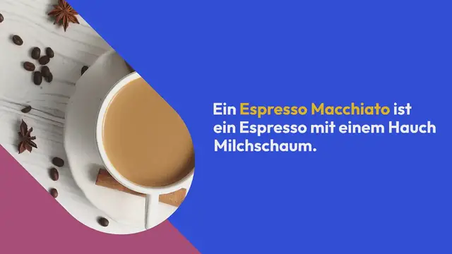 Video thumbnail for Espresso Macchiato Kaffeevollautomat: Rezept & Zubereitung von einfach bis Doppio