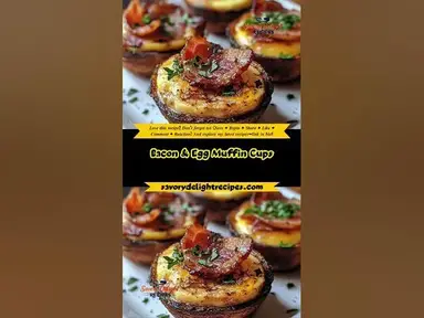 'Video thumbnail for Bacon & Egg Muffin Cups'
