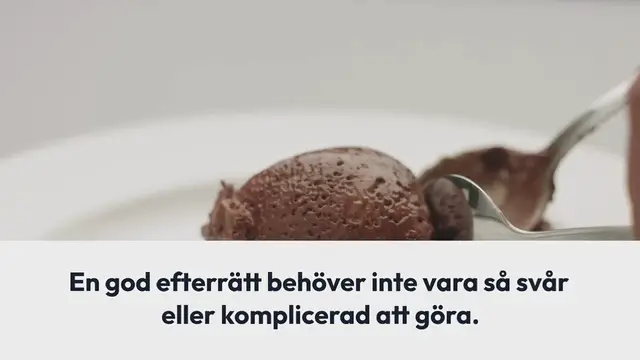Video thumbnail for Jordnötsmousse med oreos