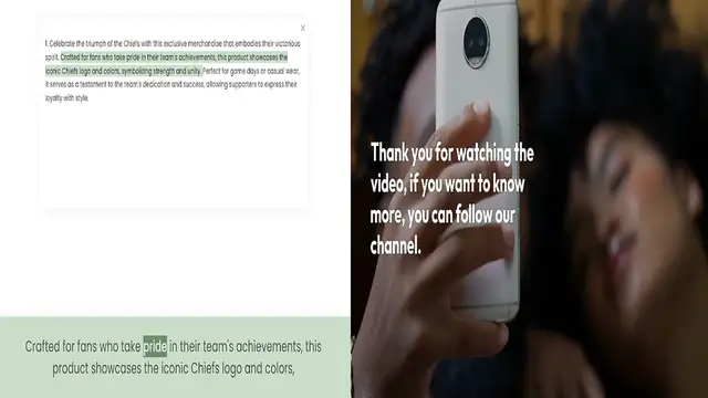 Video thumbnail for 1. Celebrate the triumph of the Chiefs with this exclusive merchandise that embodies their victorious spirit. Crafted for fans who take pride in their team's achievements, this product showcases the iconic Chiefs logo and colors, symboliz