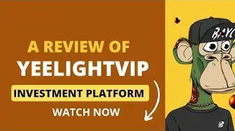 Video thumbnail for A review of Yeelight Investment platform (watch before investing) #yeelight #hyip #usdt #investmenta