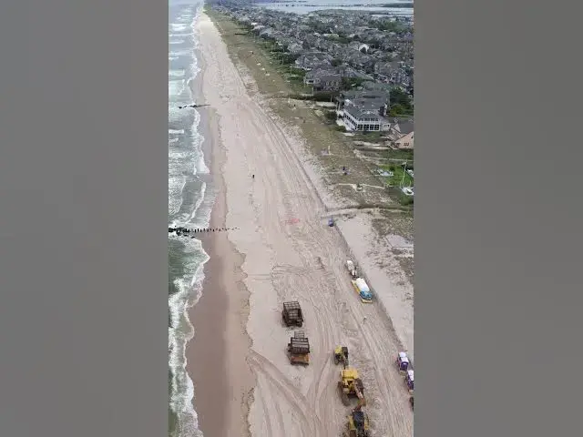 Video thumbnail for Preparing for Beach Replenishment in Bay Head