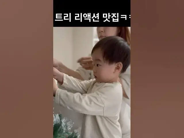 Video thumbnail for 크리스마스 트리가 세상 신기한 아들ㅋㅋㅋ #merrychristmas #christmas #2살아기