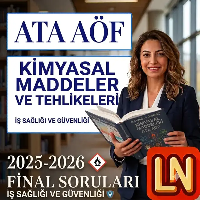 Video thumbnail for Ata Aöf Kimyasal Maddeler ve Tehlikeleri 2025-2026 Final Soruları