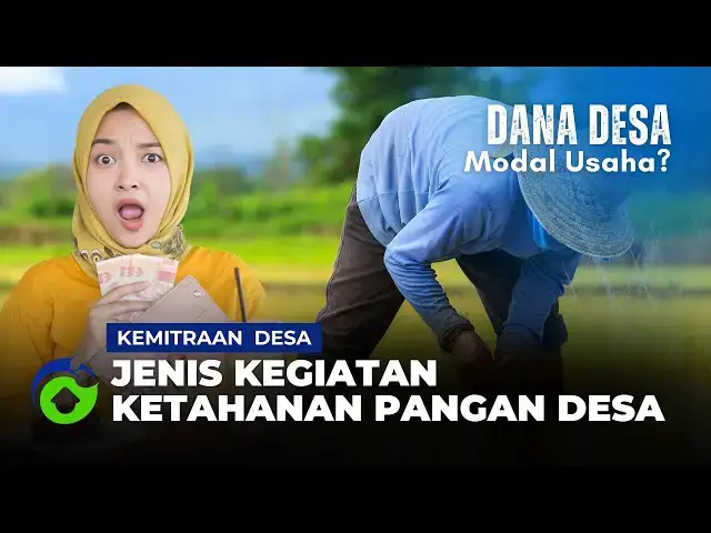 Video thumbnail for JENIS KEGIATAN KETAHANAN PANGAN | Pola Kerjasama Desa #ciptadesaid #ketahananpangan #kemitraanusaha