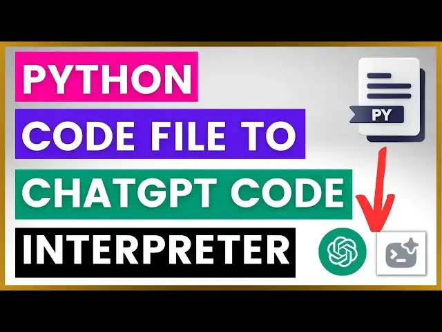 Video thumbnail for How To Upload Python Code Files To ChatGPT? (Using ChatGPT Code Interpreter)