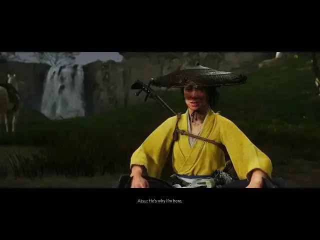 'Video thumbnail for Ghost of Yotei - Chapter 1 Kill Smiling Kabuto-Mushi - Bounty | Camp Cutscene and Fight Gameplay'