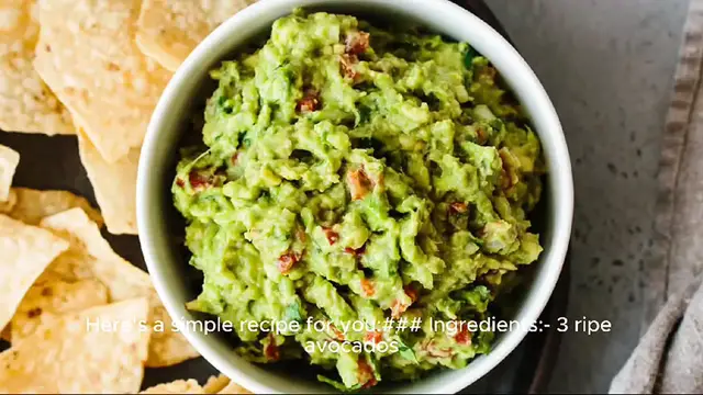 Video thumbnail for Guacamole recipe
