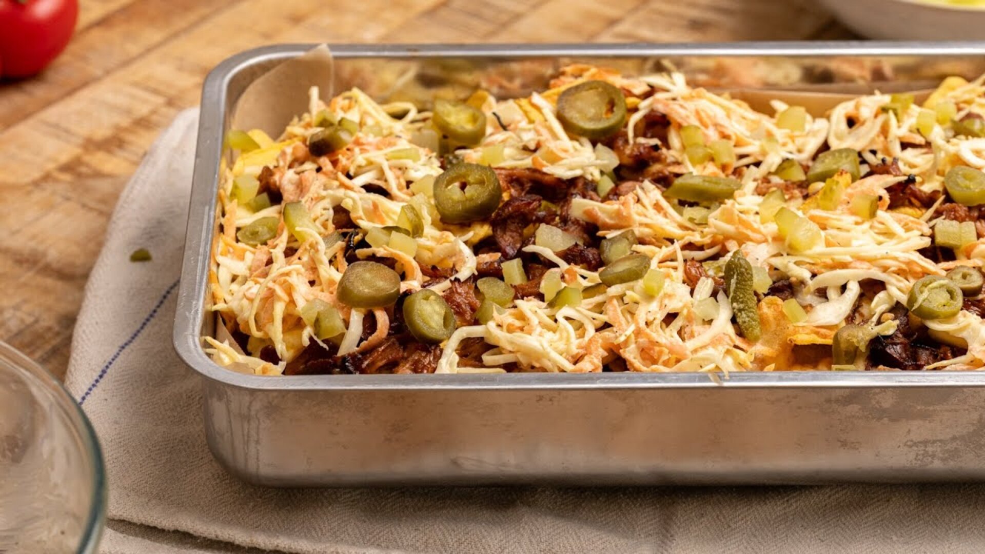 Video thumbnail for These BBQ Pulled Pork Nachos Are The Star Of Any Cookout